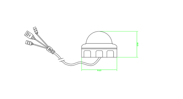 HD IR Vandalproof Dome IP Camera Series(SC9231)