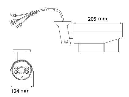 3.0 Megapixel IR Bullet IP Camera